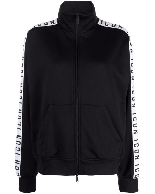 Dsquared2 Icon funnel-neck zip-up jacket