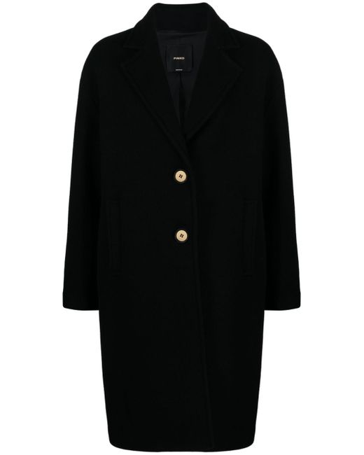 Pinko button-down single-breasted coat