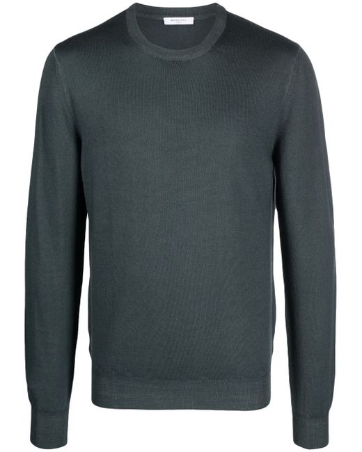 Boglioli fine-knit virgin-wool jumper