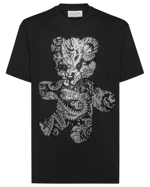 Philipp Plein Paisley Teddy Bear-print T-shirt