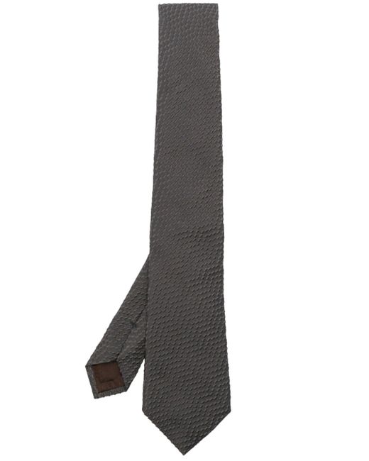 Giorgio Armani patterned-jacquard tie
