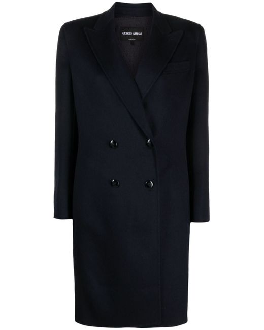 Giorgio Armani double-breasted wool coat