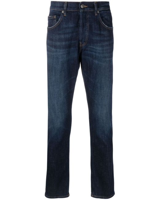 Dondup mid-rise straight-leg jeans