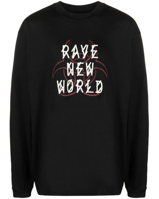 44 Label Group graphic-print long-sleeve T-shirt