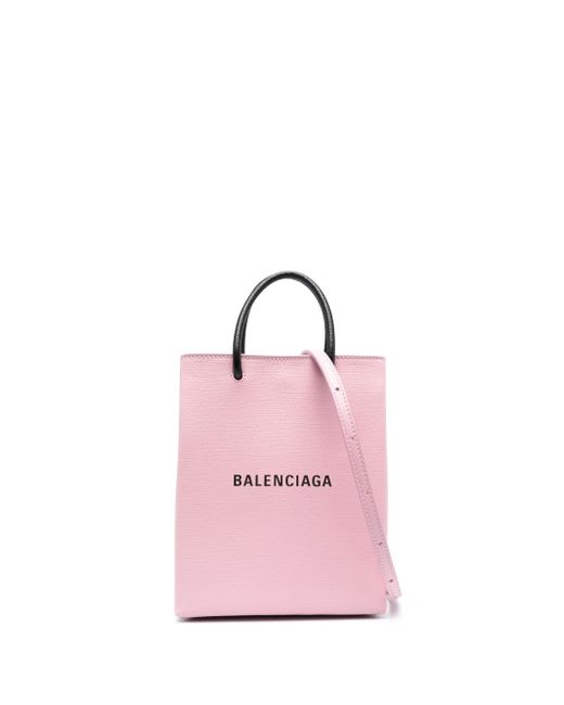 Balenciaga Shopping logo-print tote bag