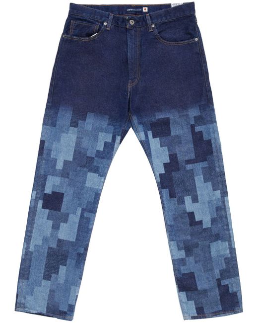 Marcelo Burlon County Of Milan x Levis logo-print straight-leg jeans
