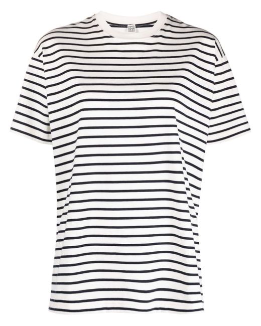 Totême short-sleeved striped T-shirt