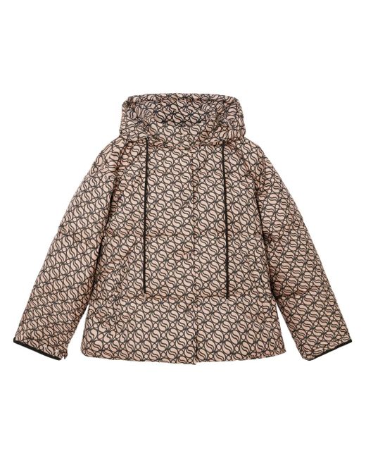 Stella McCartney S-Wave hooded puffer jacket