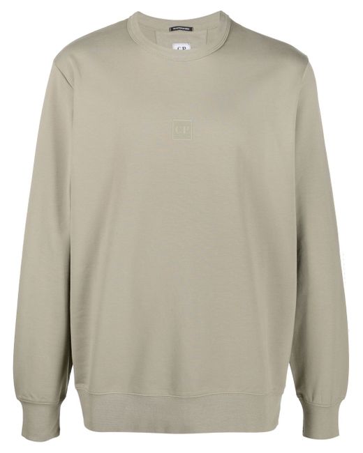 CP Company logo-patch fleece sweatshirt