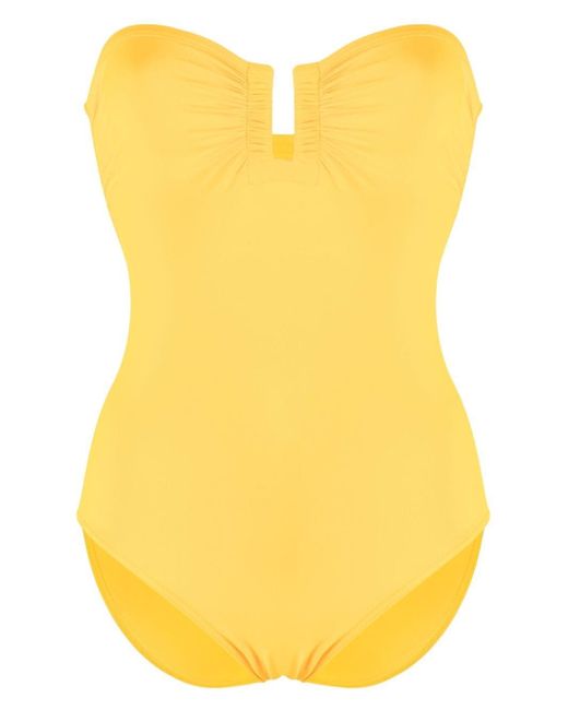 Eres Cassiopée ruched cut-out swimsuit