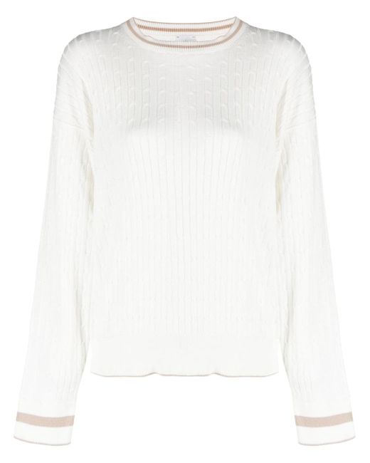 Eleventy cable-knit jumper