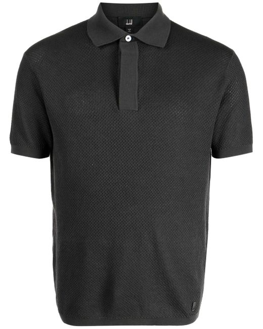 Dunhill meshed polo shirt