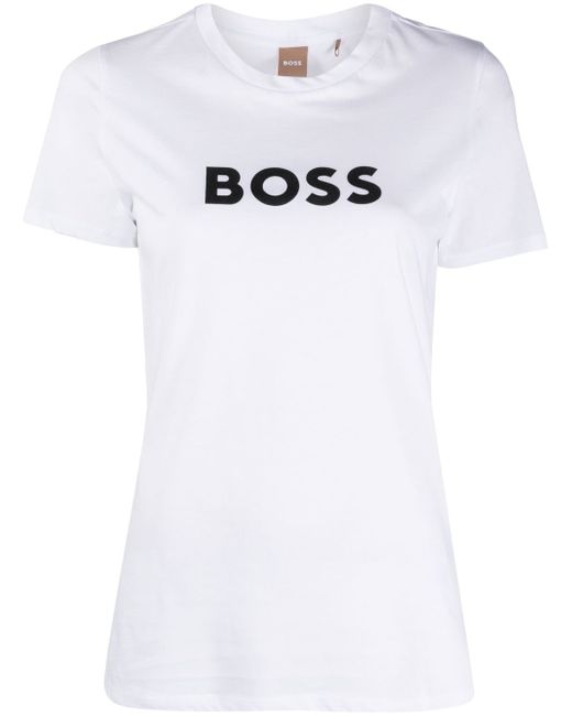 Boss logo-print short-sleeved T-shirt