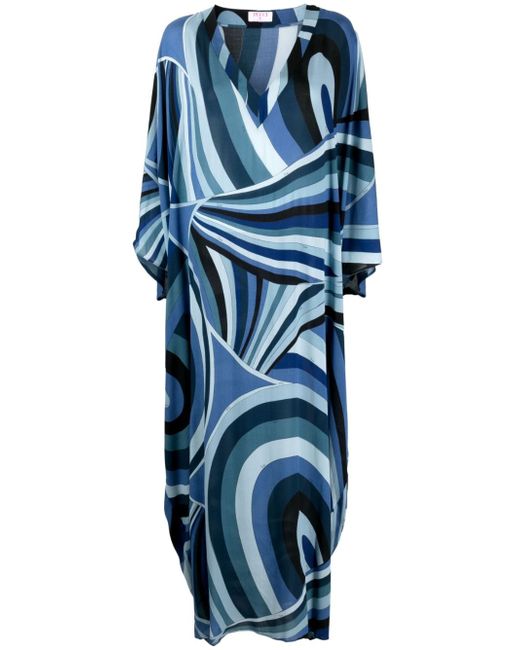 Pucci Iride-print maxi dress