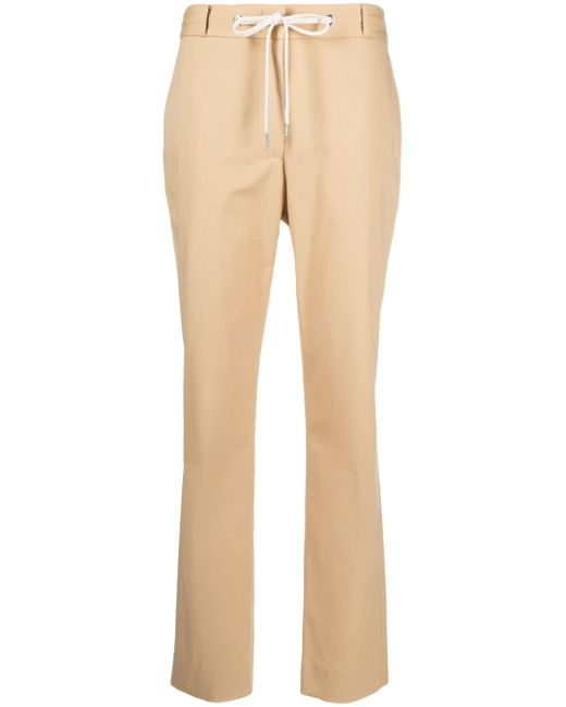 Eleventy tapered drawstring trousers