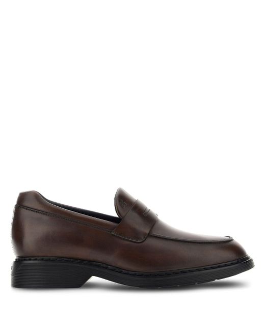 Hogan H576 leather loafers