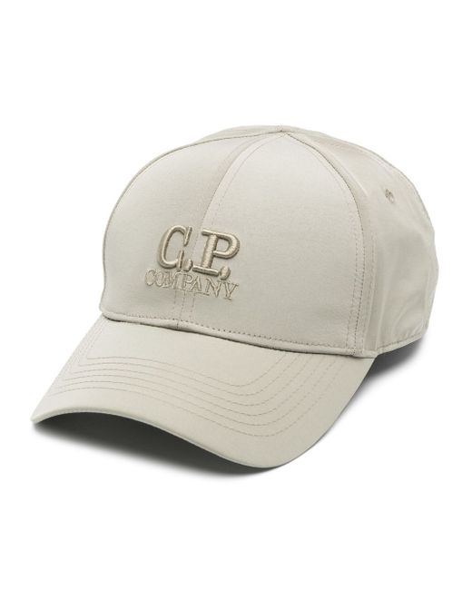 CP Company logo-embroidered curved-peak cap