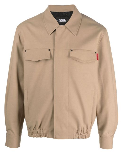 Karl Lagerfeld tailored shirt jacket