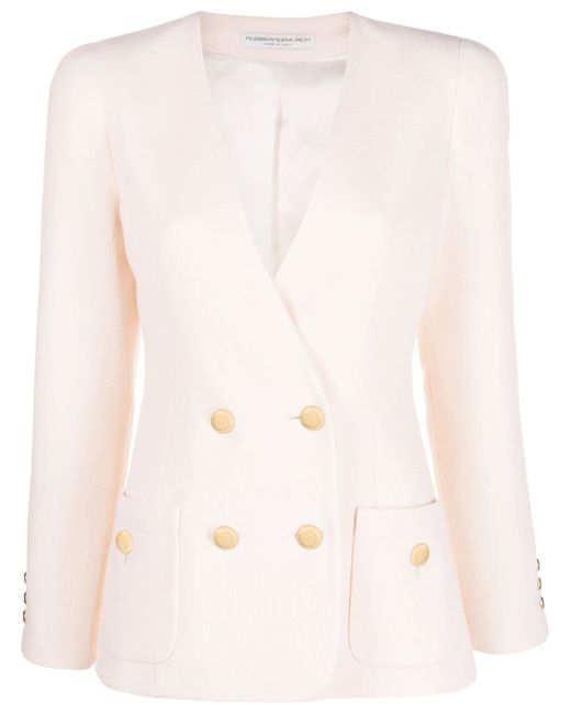 Alessandra Rich tailored double-breasted blazer