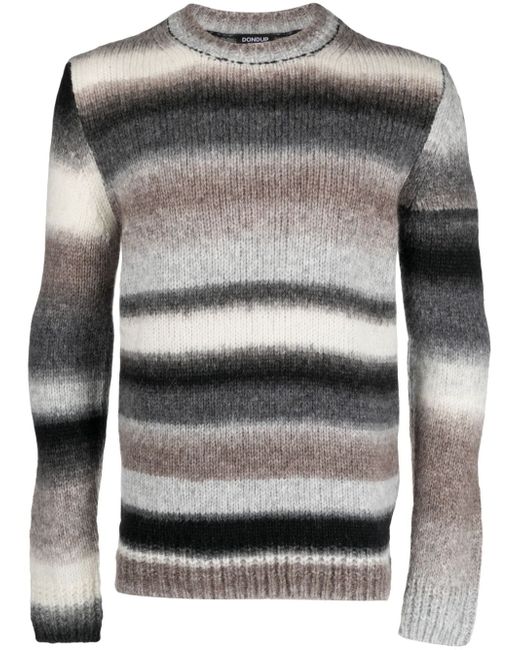 Dondup long-sleeve striped knitted jumper