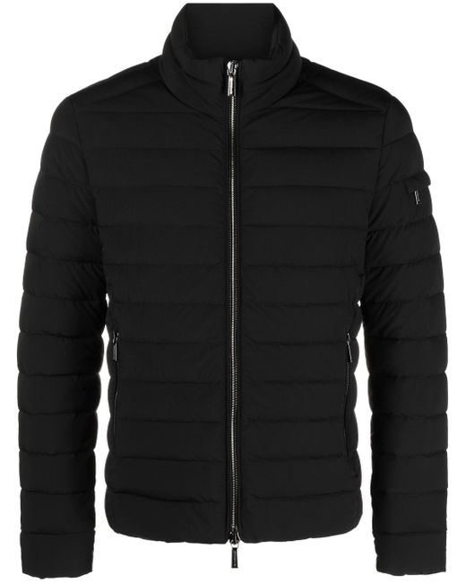 Moorer Ray-KN zip-up padded down jacket