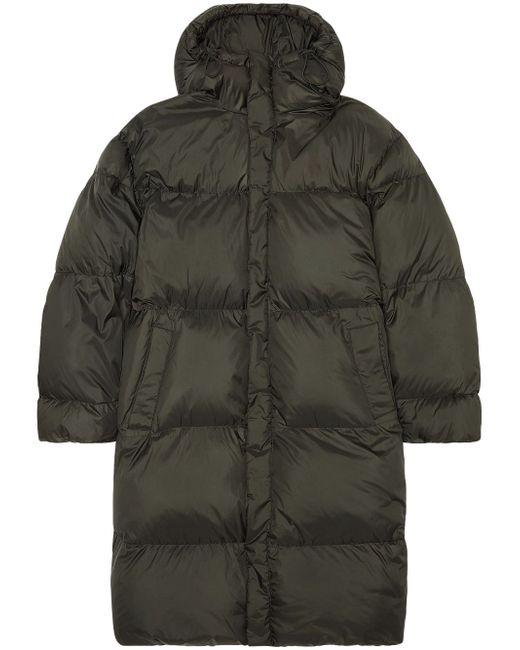 Diesel oval-D hooded puffer coat