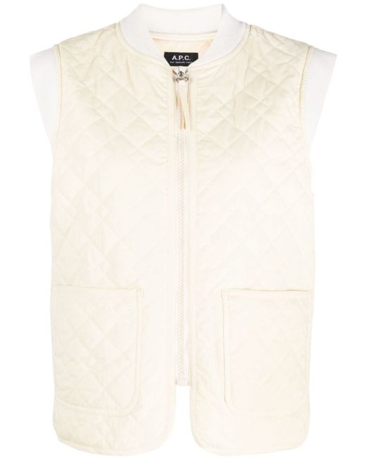 A.P.C. Elea quilted gilet