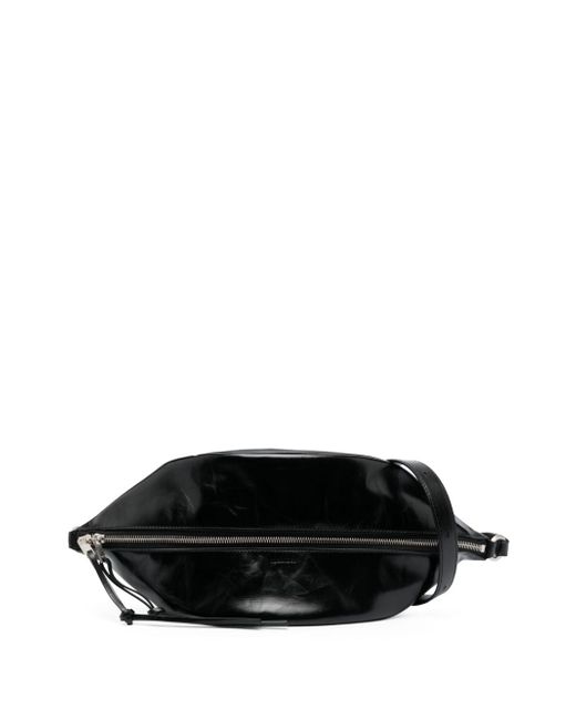 Jil Sander logo-debossed leather belt bag