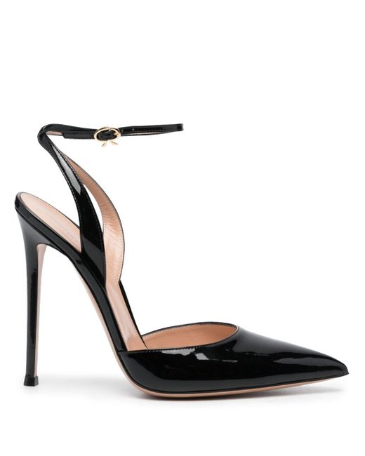 Gianvito Rossi 130mm patent pointed sandals