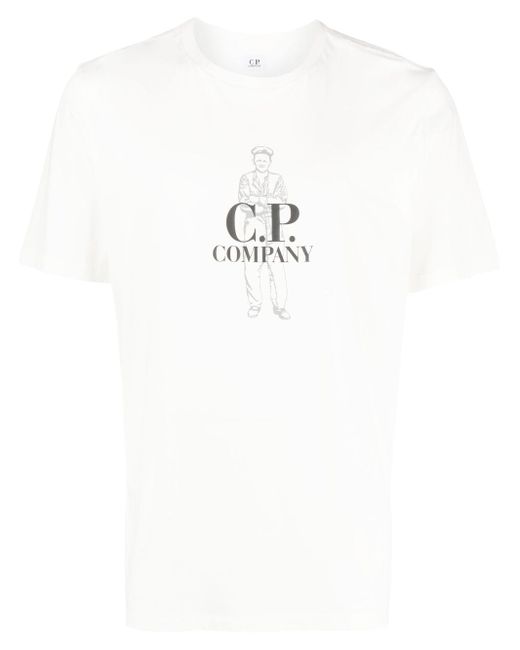 CP Company logo-print T-shirt