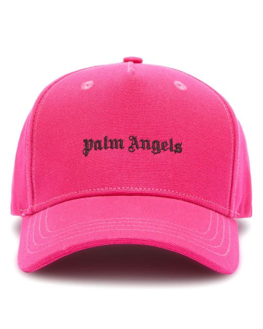 Palm Angels logo-print baseball cap