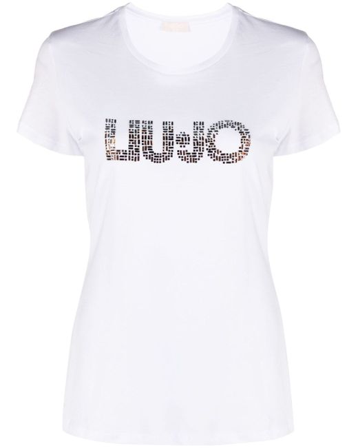 Liu •Jo logo-embellished T-shirt