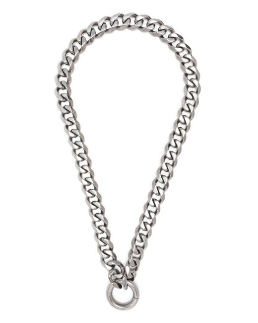 Random Identities engraved-logo chain-link necklace
