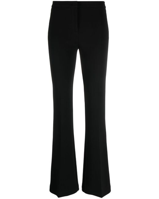 Pinko flared stretch-jersey trousers