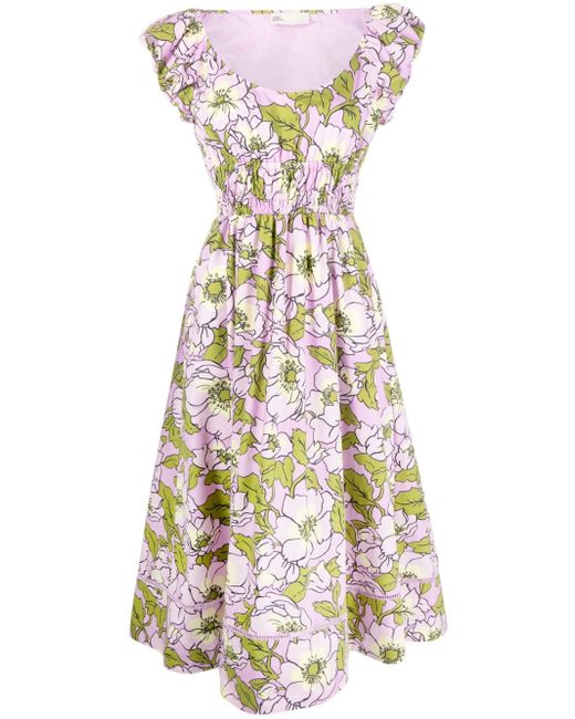 Tory Burch floral-print poplin maxi dress