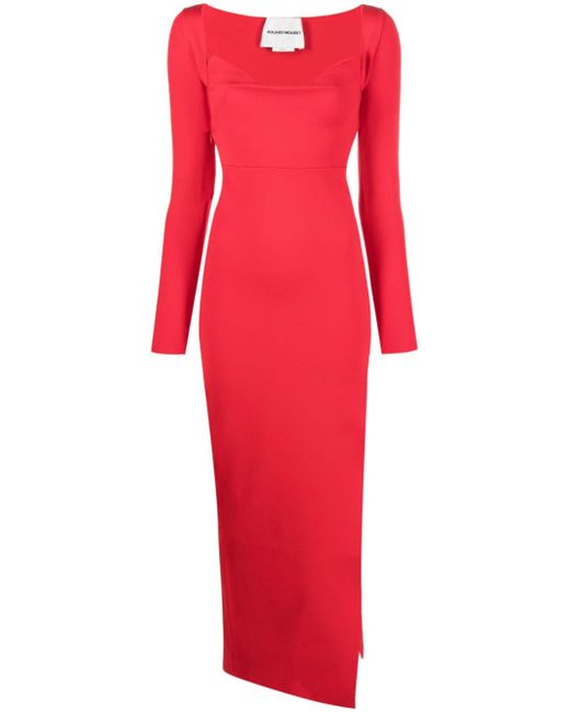 Roland Mouret Cady long-sleeves maxi dress