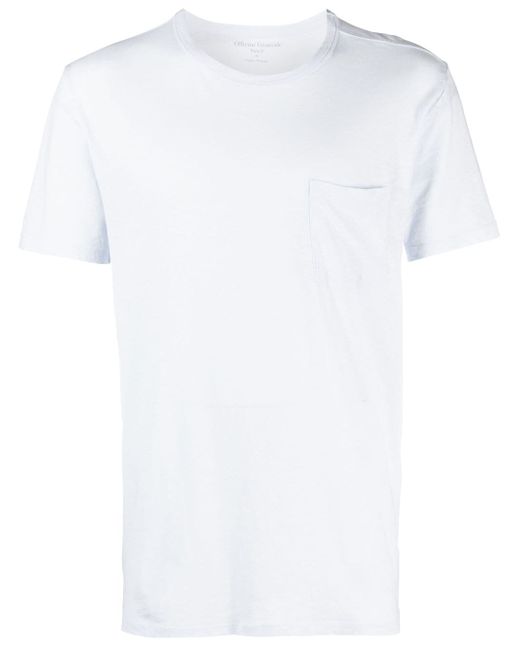 Officine Generale chest-pocket round-neck T-shirt
