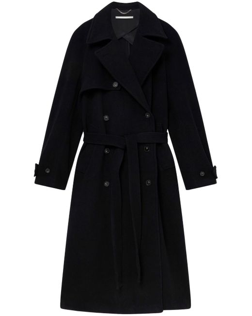 Stella McCartney belted double-breasted coat
