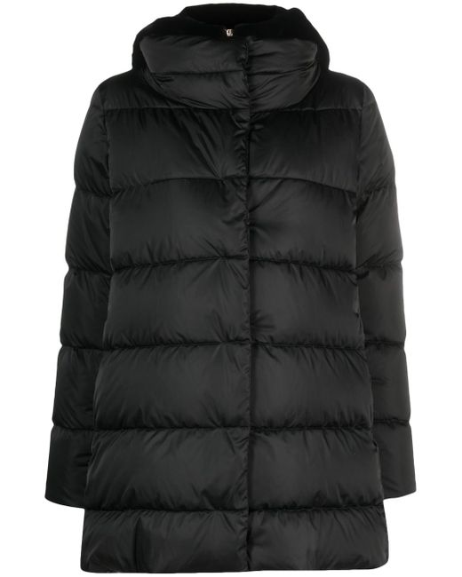 Herno hooded quilted coat