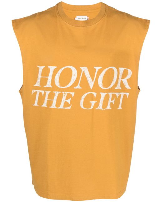 Honor The Gift logo-print tank top