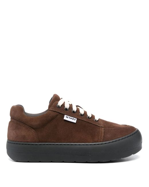 Sunnei Dreamy lace-up suede sneakers