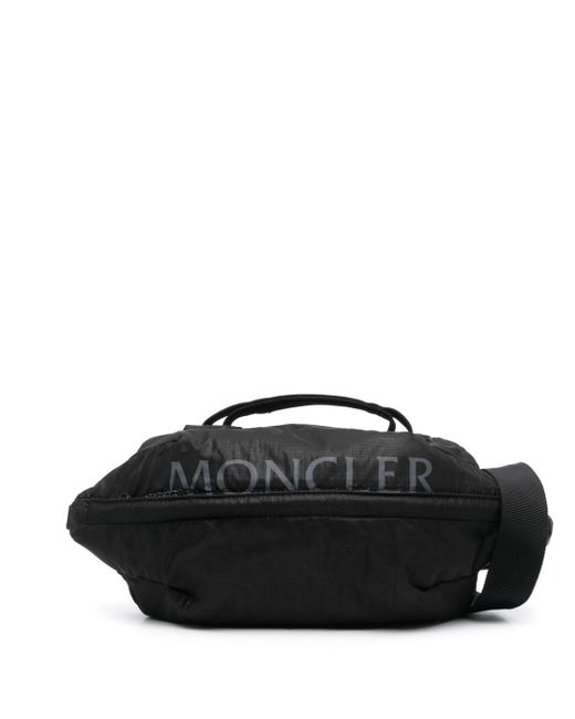 Moncler Alchemy logo-print leather shoulder bag