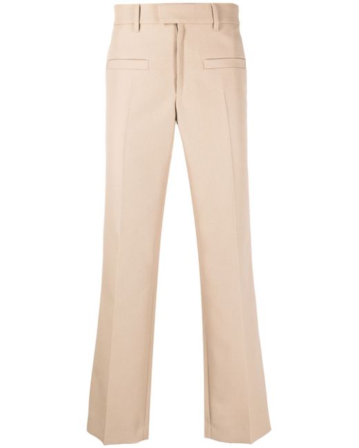 Courrèges pressed-crease cropped trousers