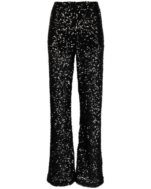 P.A.R.O.S.H. sequinned wide-leg trousers