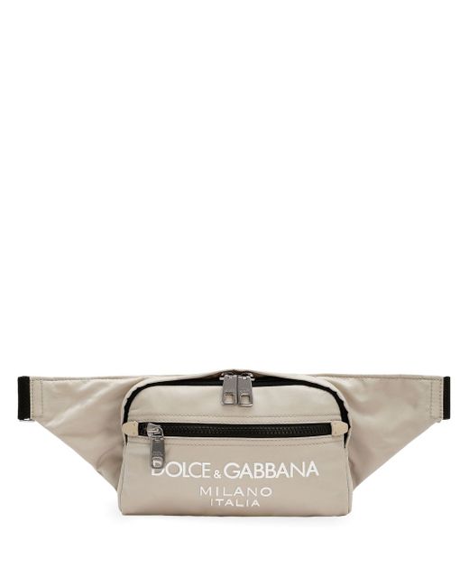 Dolce & Gabbana logo-print zipped belt bag