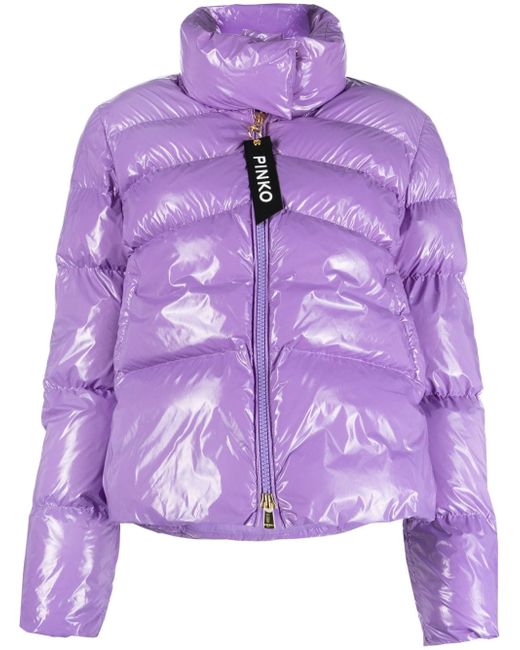 Pinko quilted zipped puffer jacket