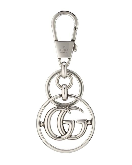 Gucci Double G logo keychain