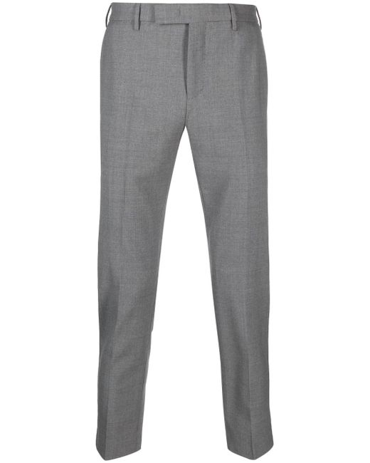 PT Torino mid-rise wool tailored trousers
