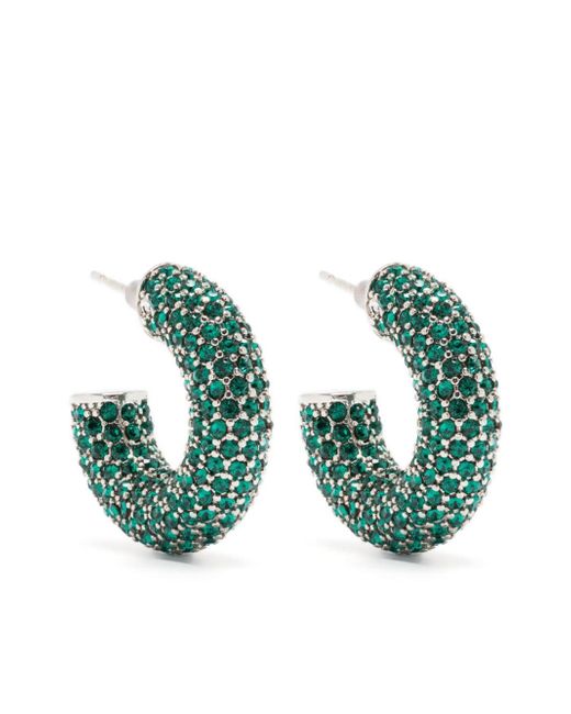 Amina Muaddi crystal-embellished earrings