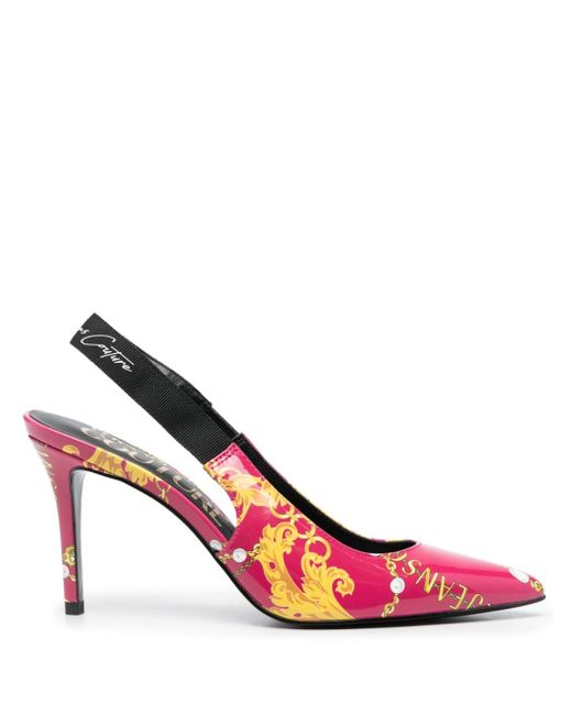 Versace Jeans Couture Couture 90mm slingback pumps